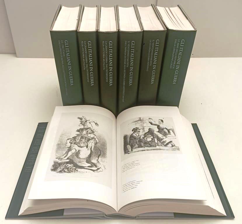 LS- GLI ITALIANI IN GUERRA 7 VOLUMI- MARIO ISNENGHI- UTET- 2008/2009- CS- BLCP80