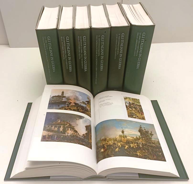 LS- GLI ITALIANI IN GUERRA 7 VOLUMI- MARIO ISNENGHI- UTET- 2008/2009- CS- BLCP80