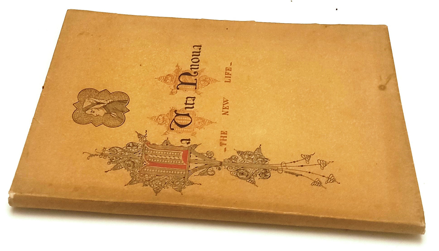 LH- UNA VITA NUOVA THE NEW LIFE ill. RAZZOLINI- DANTE ALIGHIERI- 1906- B- XFS120