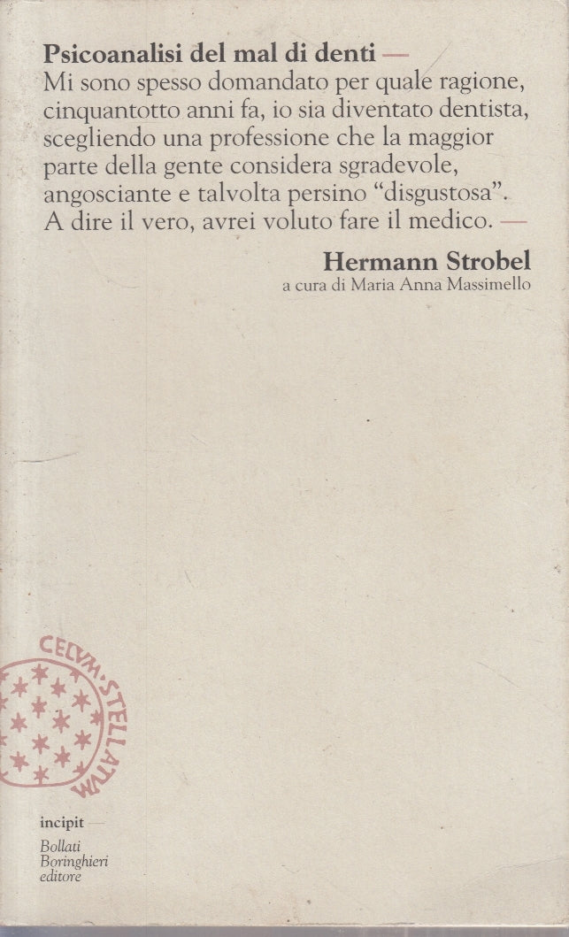 LS- PSICOANALISI DEL MAL DI DENTI- HERMANN STROBEL- BORINGHIERI--- 2002- B- ZFS2