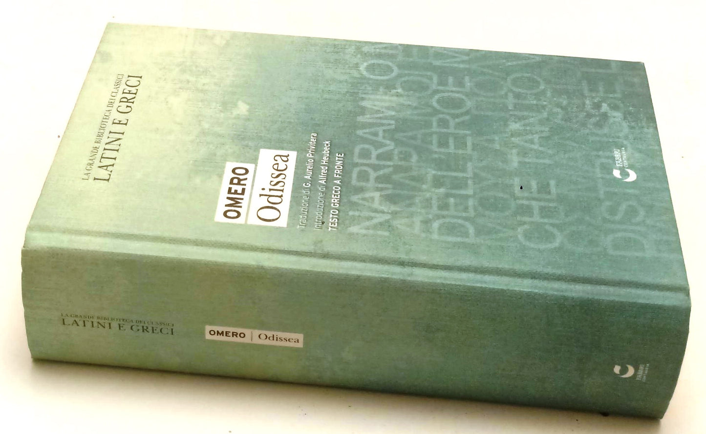 LN- ODISSEA TESTO GRECO A FRONTE- OMERO- FABBRI- CLASSICI LATINI- 2015- C-YFS203