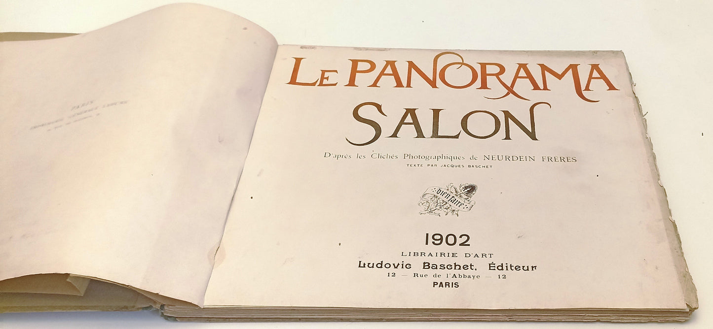 LT- LE PANORAMA SALON FOTOGRAFIE NEURDEIN FRER-- BASCHET PARIS--- 1902- C-YFS560