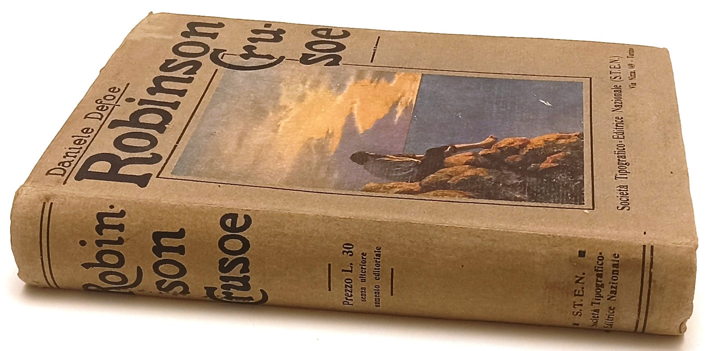 LB- ROBINSON CRUSOE ILLUSTRAZIONI POCOCK - DANIELE DEFOE - STEN- 1920- C- YFS342