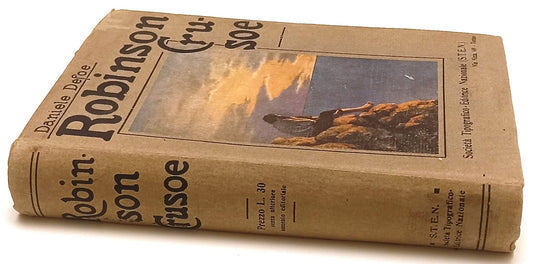 LB- ROBINSON CRUSOE ILLUSTRAZIONI POCOCK - DANIELE DEFOE - STEN- 1920- C- YFS342