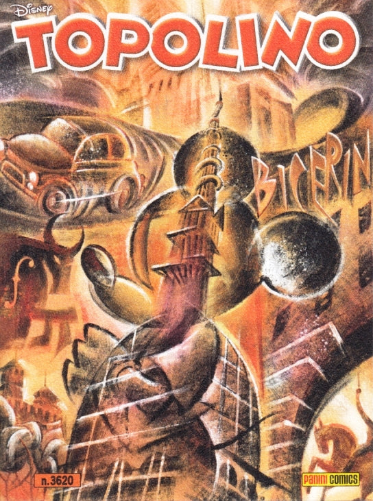 FD- TOPOLINO N.3620 EDIZIONE SPECIALE TORINO COMICS 2025 - PANINI DISNEY - D25
