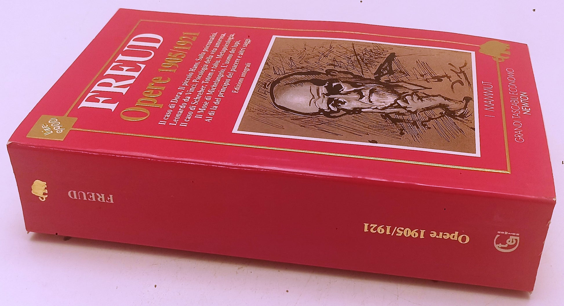 LN- OPERE 1905/1921- FREUD- NEWTON- I MAMMUT- GRANDI TASCABILI ECONOMICI- B- XFS