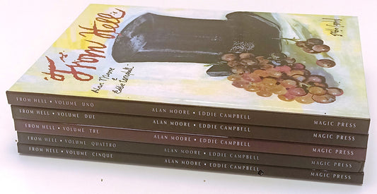 FV- FROM HELL VOLUMI 1/5 COMPLETA- ALAN MOORE EDDIE CAMPBELL- MAGIC PRESS- C-F25