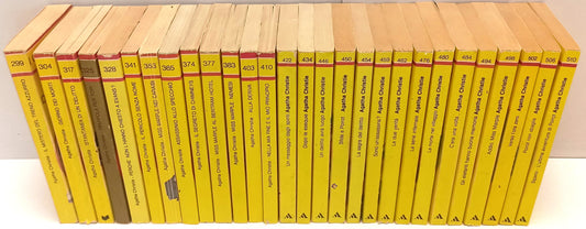 LG- I CLASSICI DEL GIALLO MONDADORI LOTTO 28 ROMANZI - AGATHA CHRISTIE - BLCP36