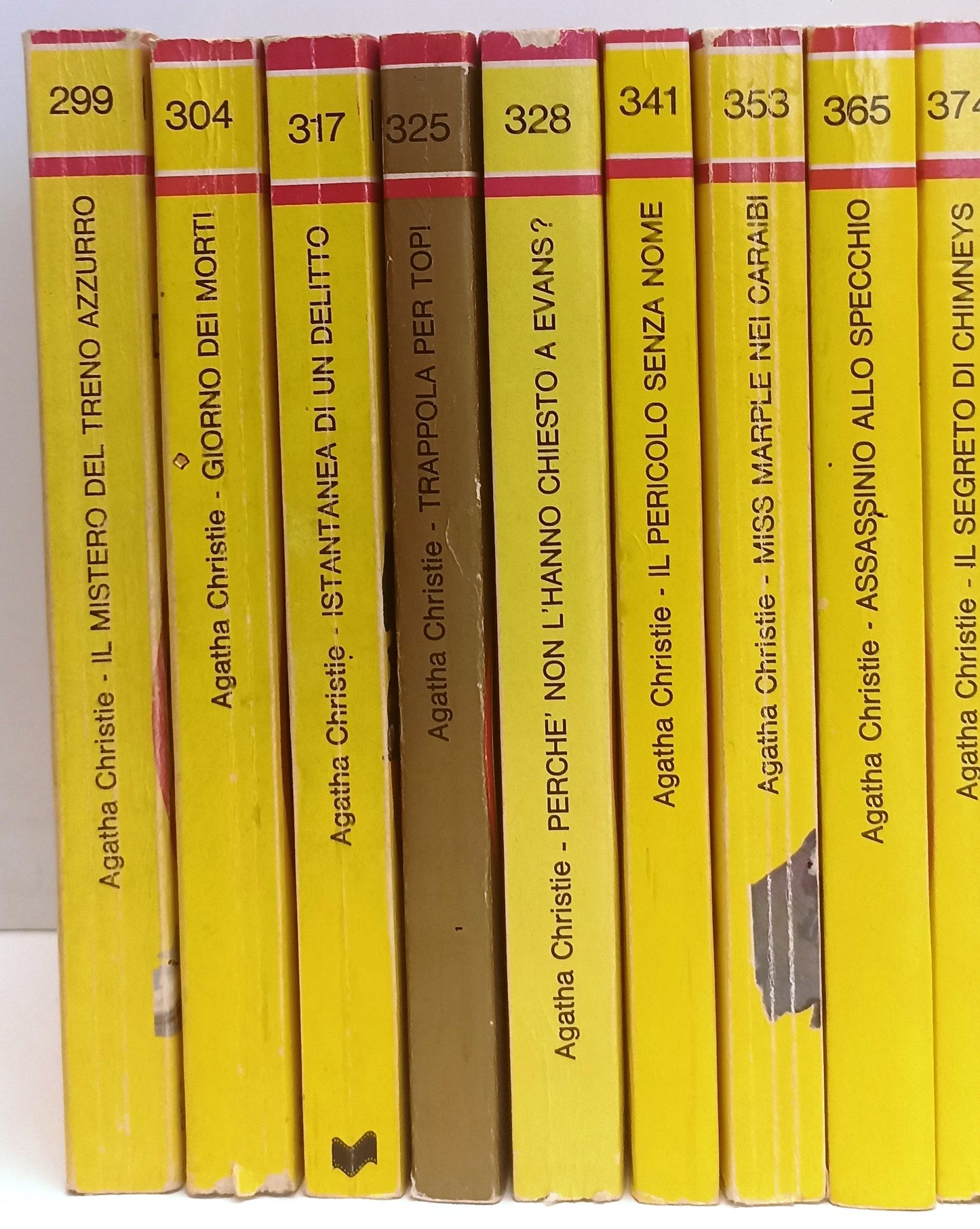 LG- I CLASSICI DEL GIALLO MONDADORI LOTTO 28 ROMANZI - AGATHA CHRISTIE - BLCP36