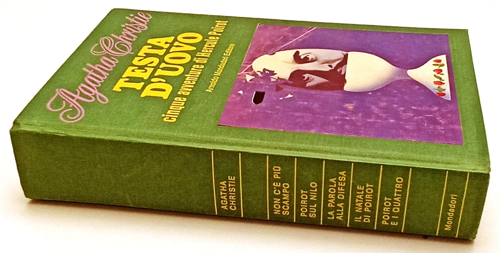 LG- TESTA D'UOVO HERCULE POIROT - AGATHA CHRISTIE - MONDADORI- OMNIBUS--- C- XFS