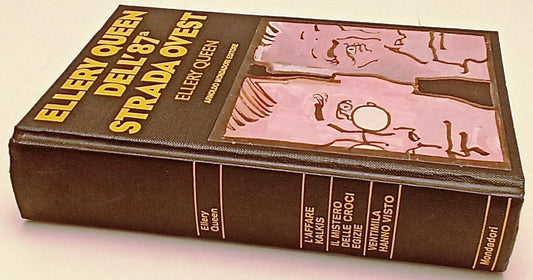 LG- ELLERY QUEEN DELL'87a STRADA OVEST-- MONDADORI- OMNIBUS- 1a ED.- 1992- C-XFS