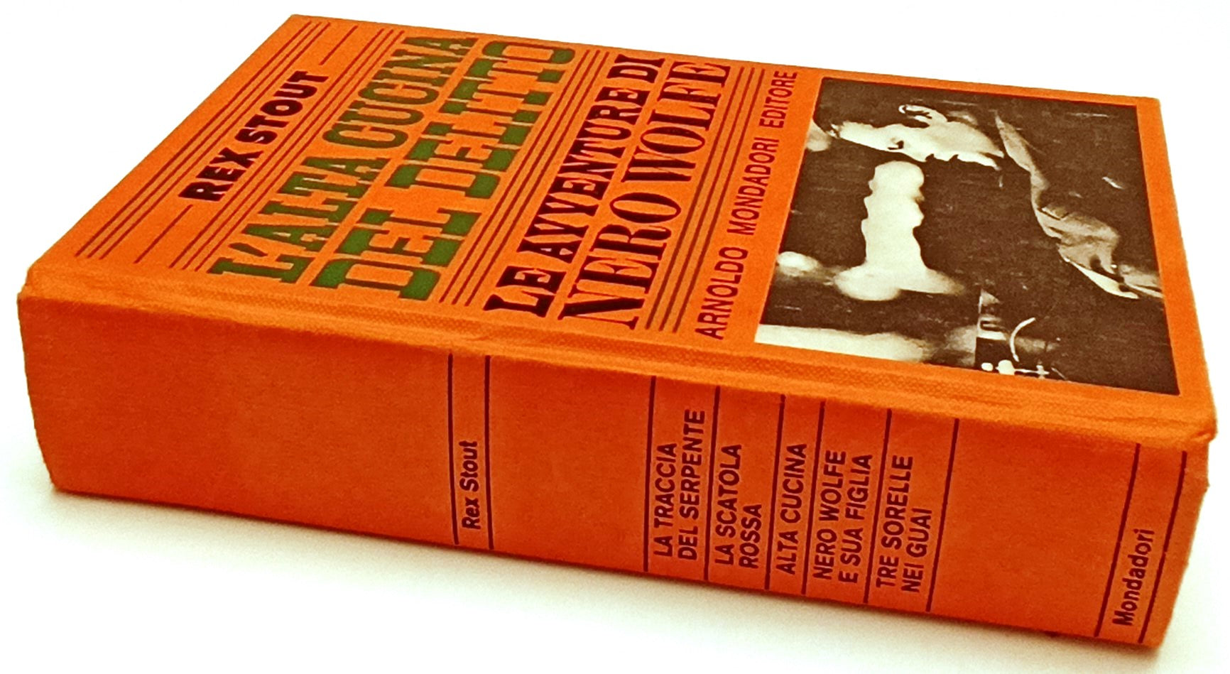 LG- L'ALTA CUCINA DEL DELITTO NERO WOLFE- REX STOUT- MONDADORI- OMNIBUS-1989-XFS