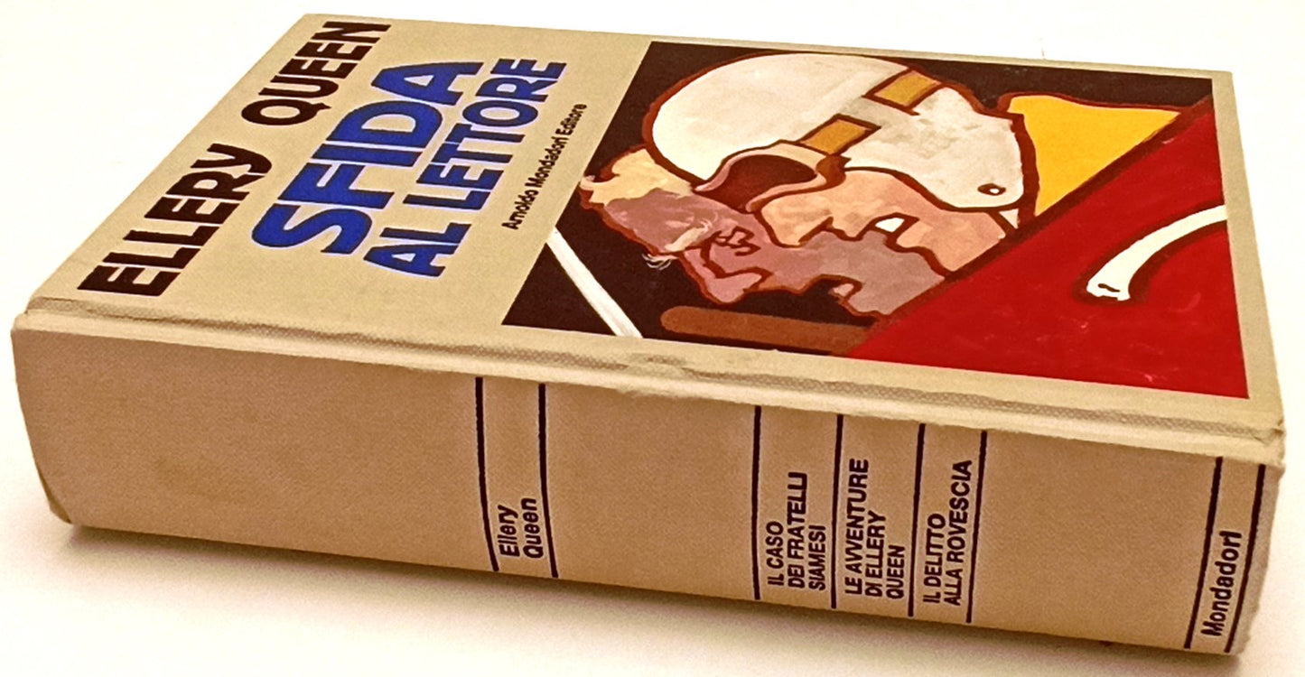 LG- SFIDA AL LETTORE - ELLERY QUEEN - MONDADORI - OMNIBUS - 1a ED. - 1993- C-XFS
