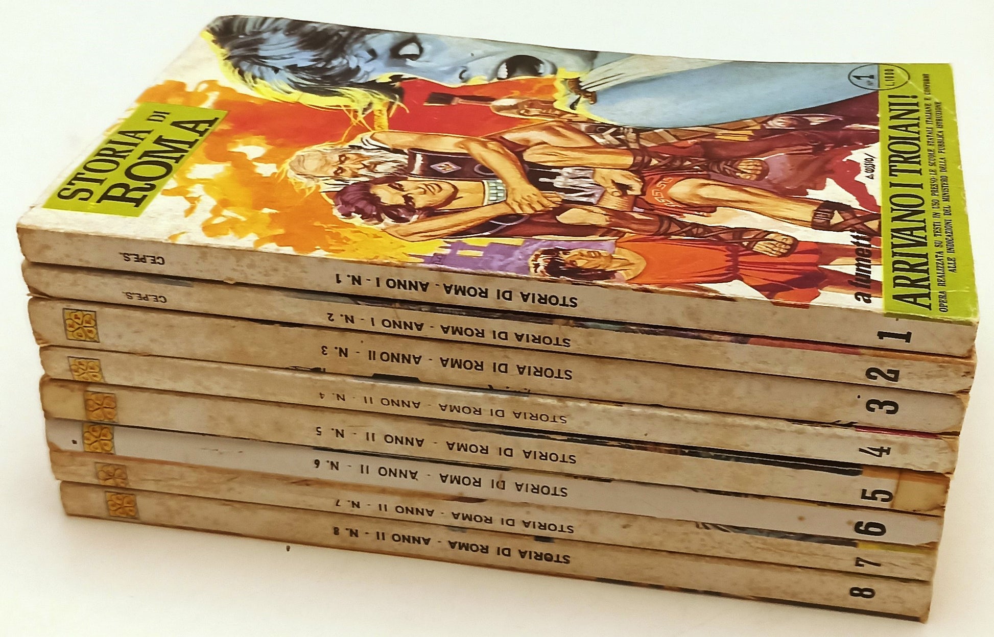 FZ- STORIA DI ROMA E DELLE CIVILTA' ANTICHE 1/22 + NEFERTITI - CESPES- 1975- G25