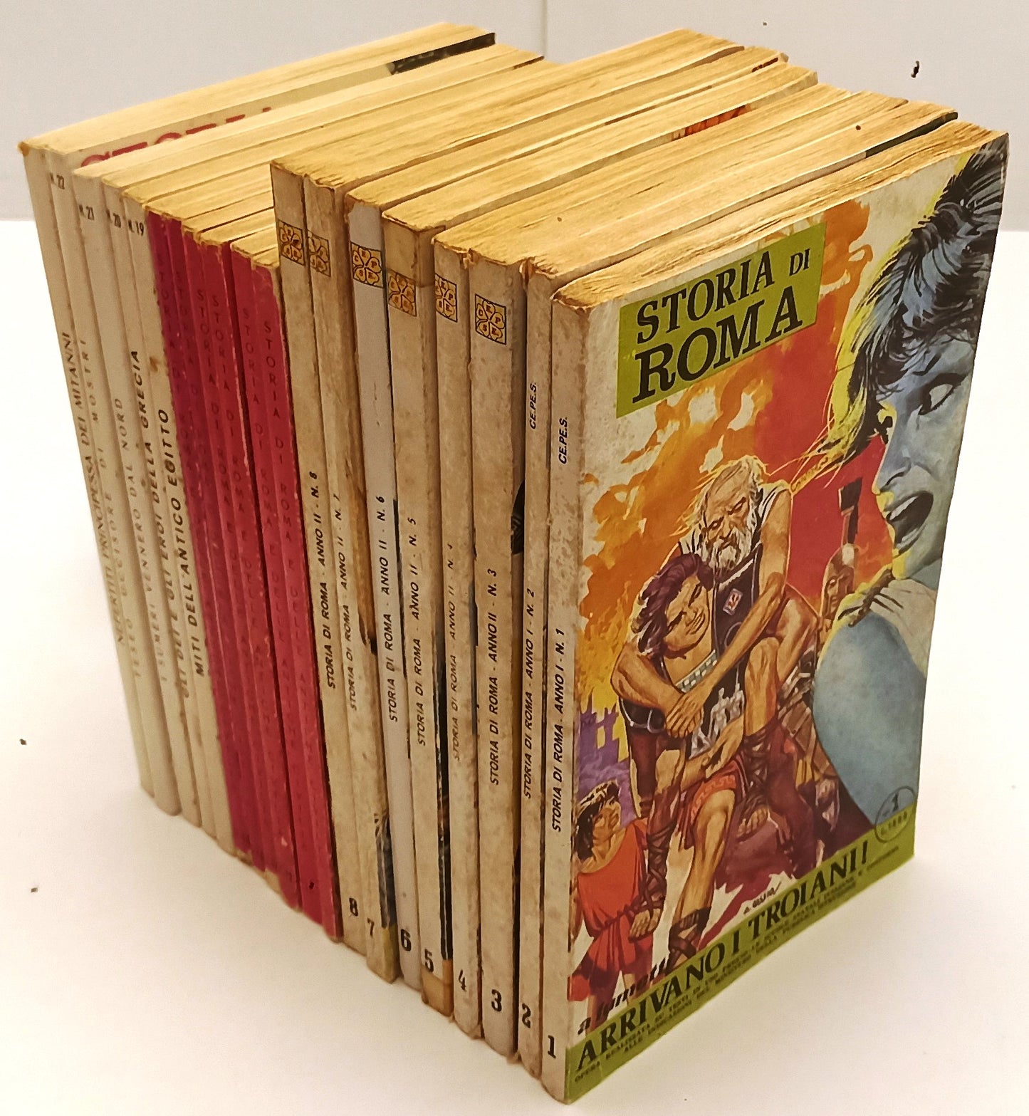 FZ- STORIA DI ROMA E DELLE CIVILTA' ANTICHE 1/22 + NEFERTITI - CESPES- 1975- G25