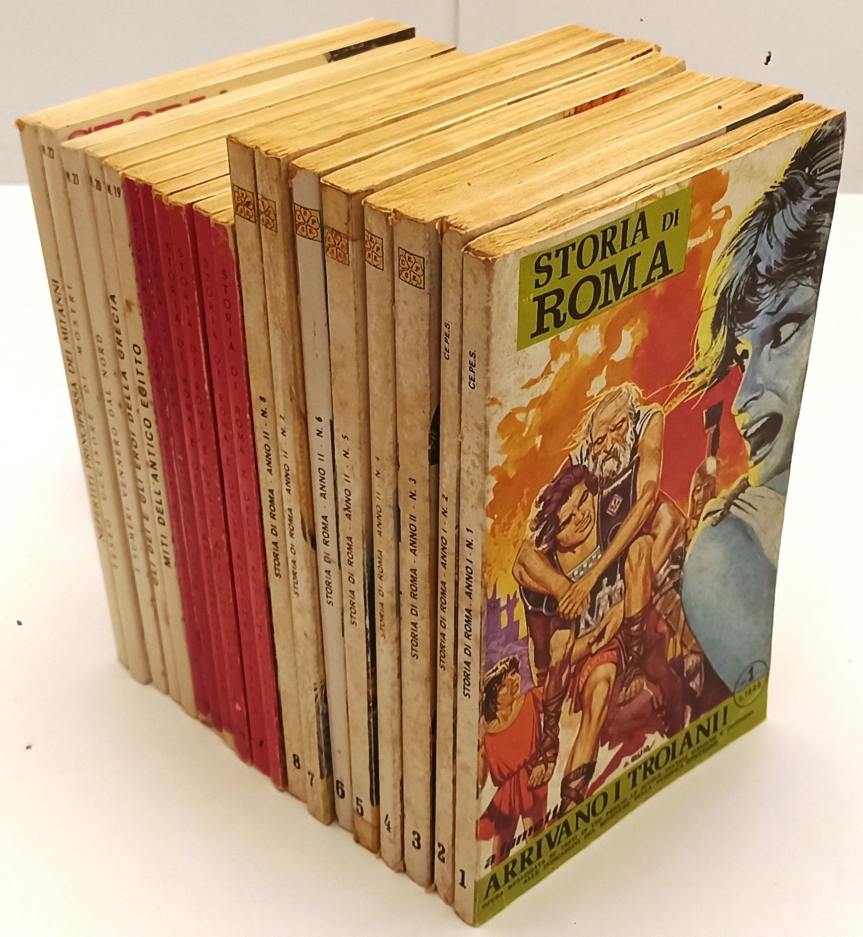 FZ- STORIA DI ROMA E DELLE CIVILTA' ANTICHE 1/22 + NEFERTITI - CESPES- 1975- G25