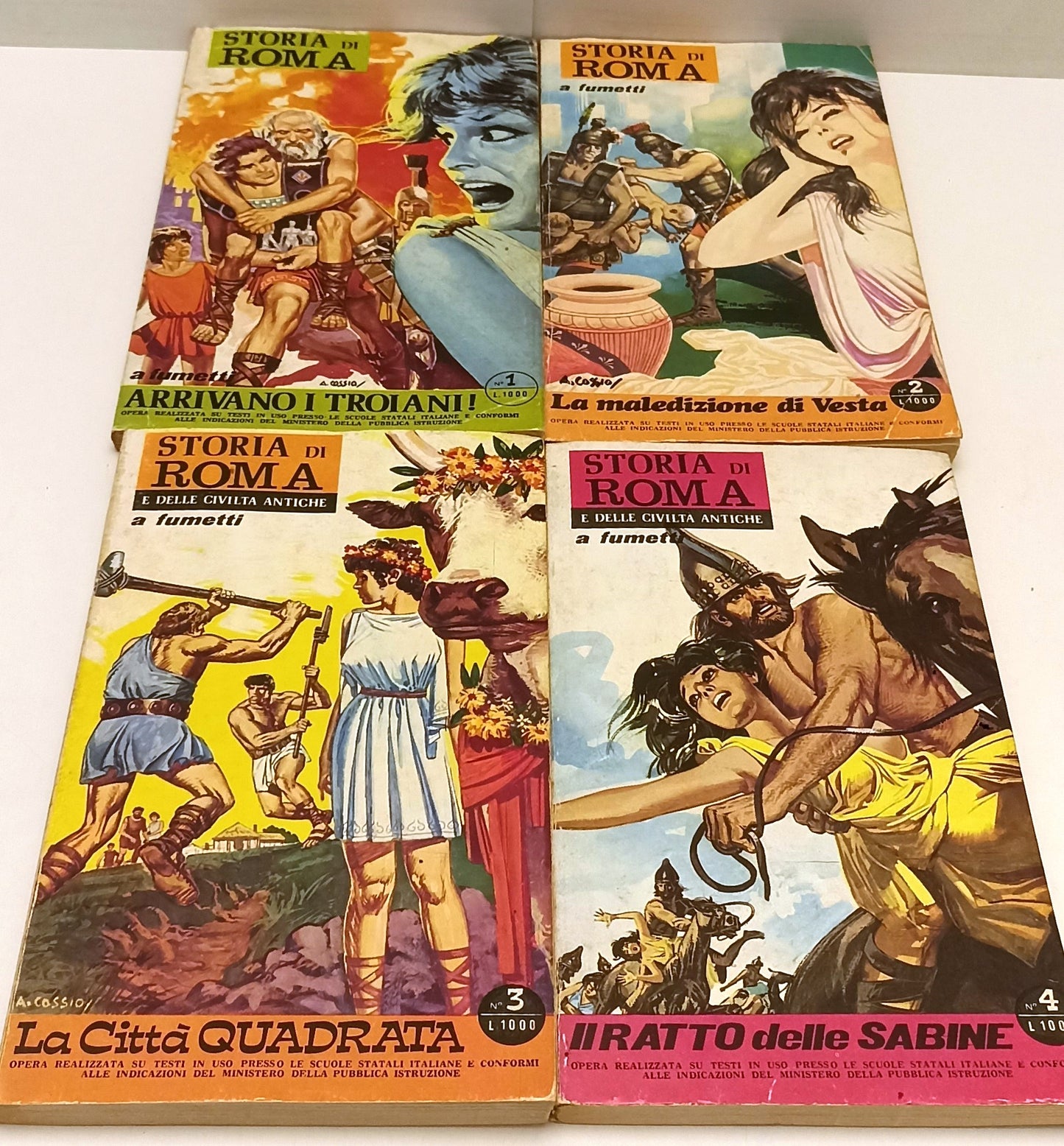 FZ- STORIA DI ROMA E DELLE CIVILTA' ANTICHE 1/22 + NEFERTITI - CESPES- 1975- G25