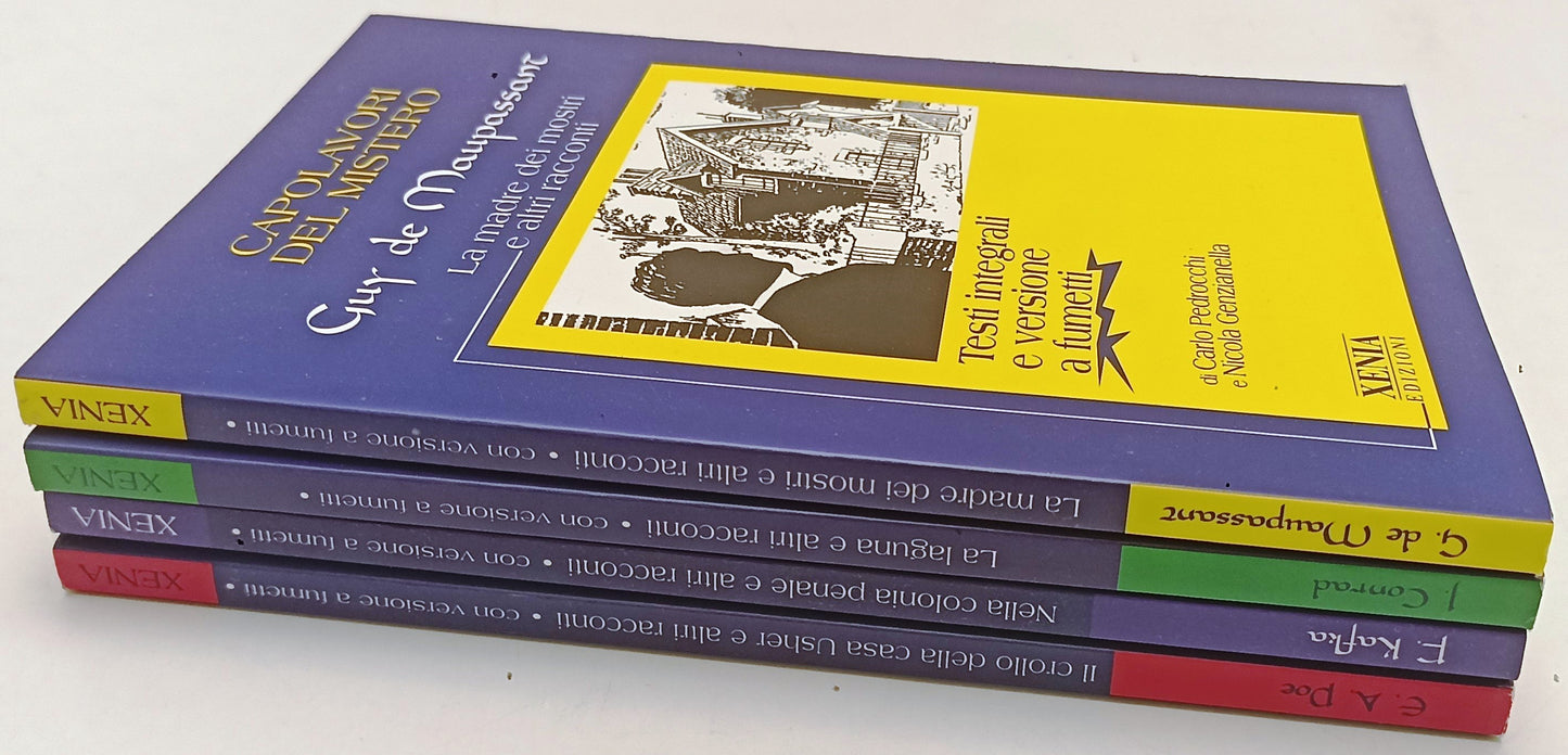 FZ- CASA USHER- CONRAD KAFKA ALLAN POE MAUPASSANT- XENIA CAPOLAVORI FUMETTI- G25