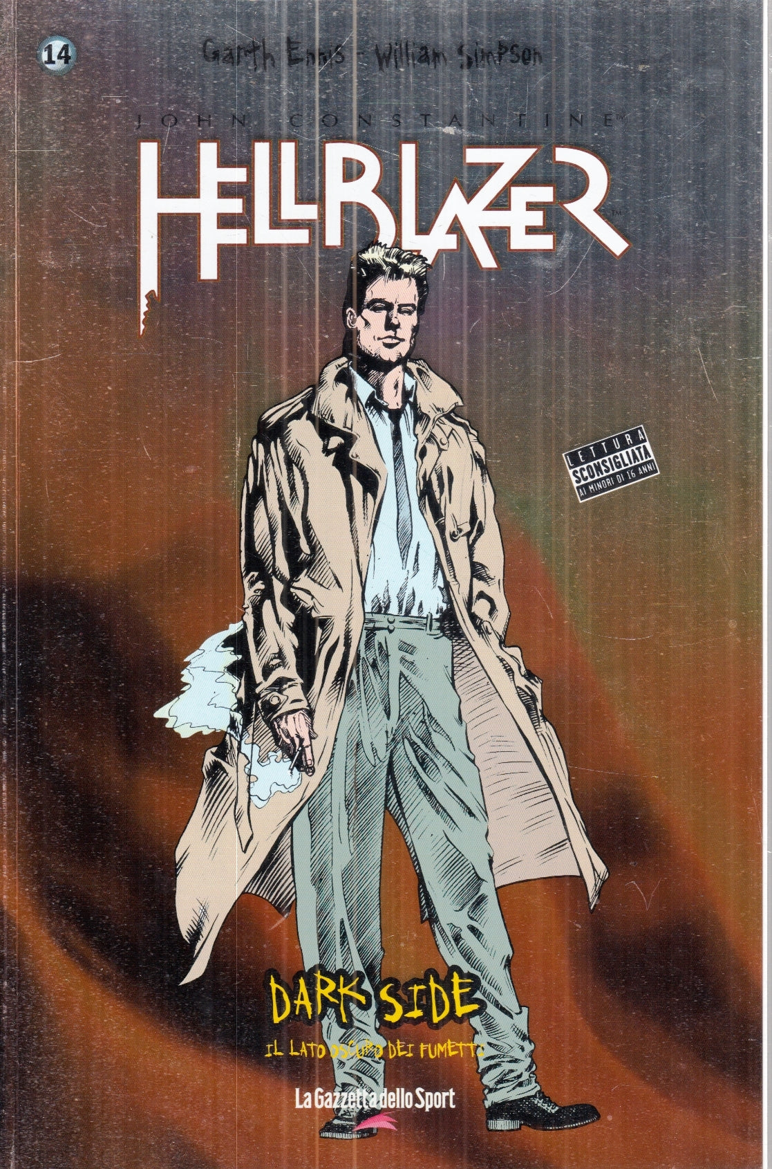FS- DARK SIDE N.14 HELLBLAZER -- GAZZETTA DELLO SPORT -- B - L25