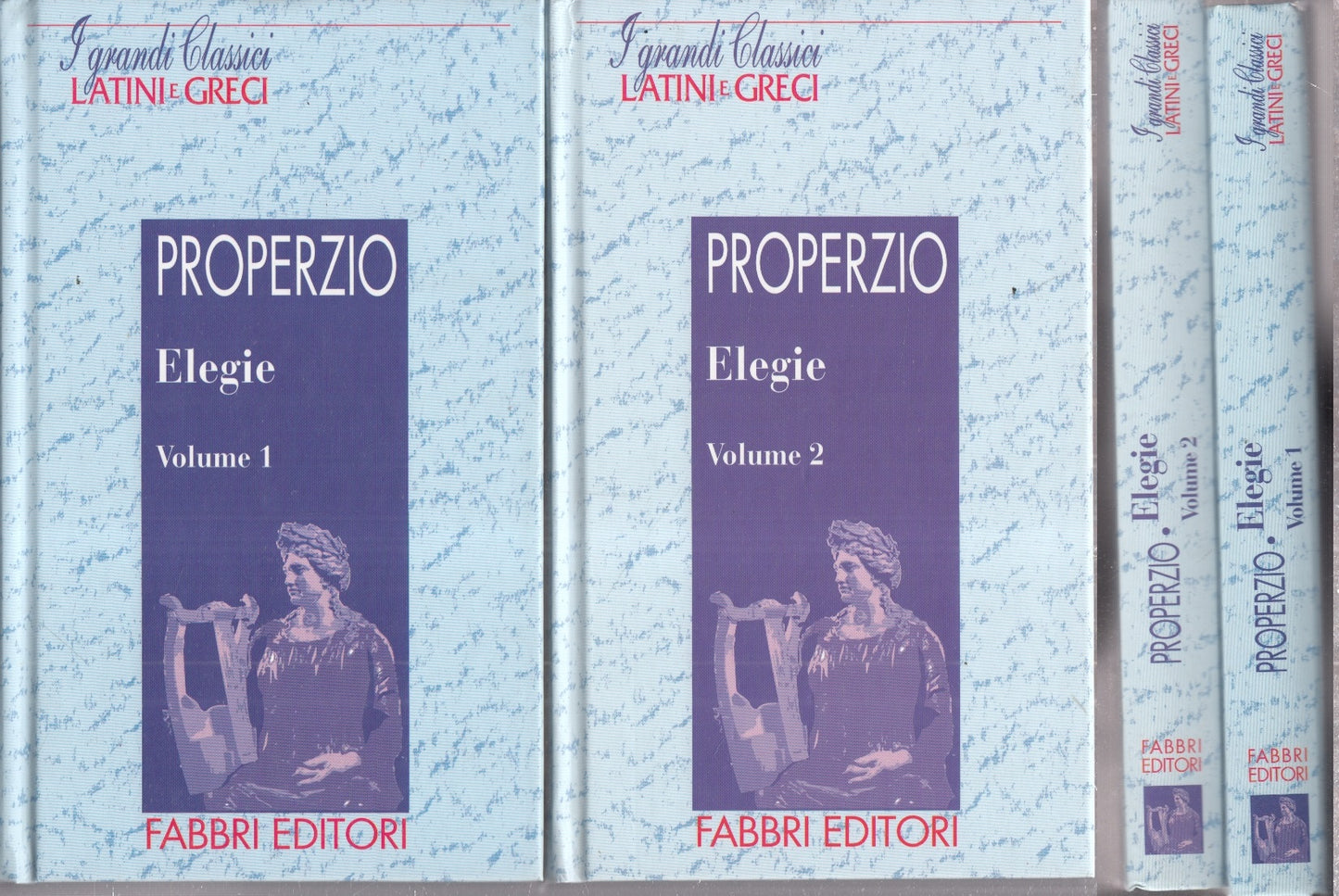 LN- ELEGIE 1/2 - PROPERZIO - FABBRI - GRANDI CLASSICI LATINI E GRECI - C - ZFS55