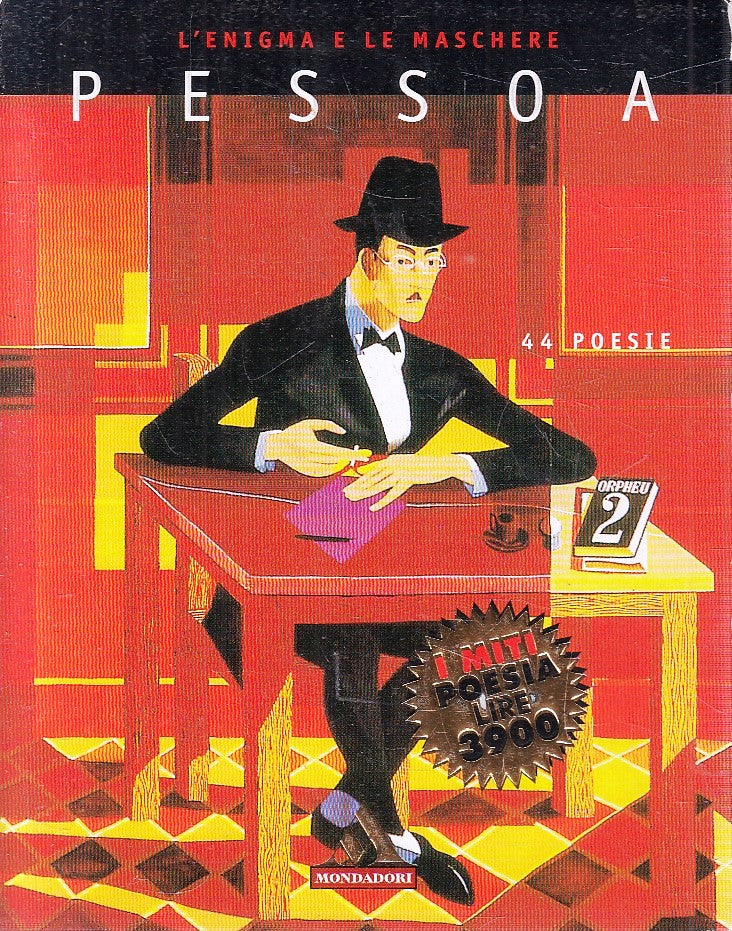 LN- L'ENIGMA E LE MASCHERE 44 POESIE - PESSOA - MONDADORI- MITI OSCAR- B- YFS588