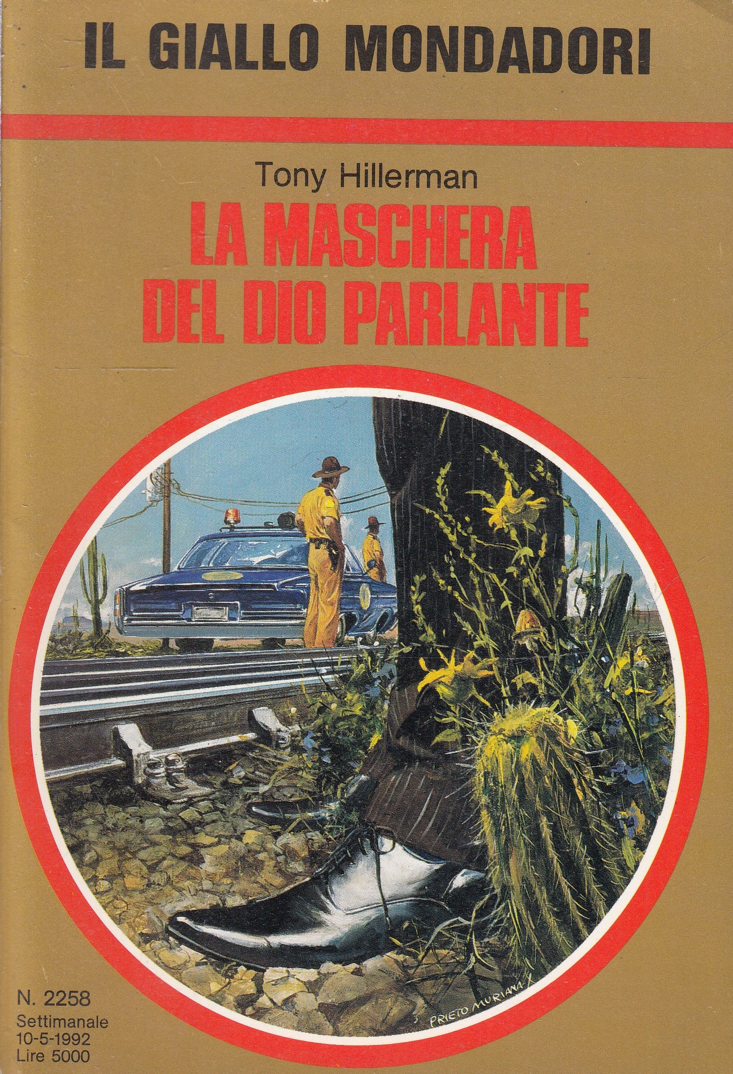 LG- GIALLI MONDADORI N.2258 MASCHERA DIO PARLANTE - TONY HILLERMAN- 1992- B- XFS