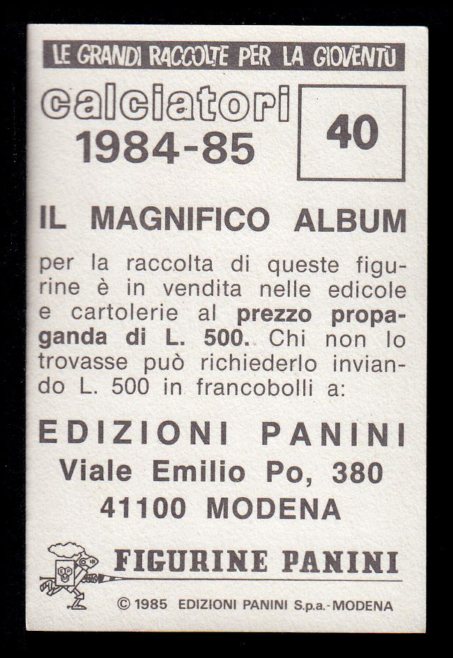 Figurine Panini - Calciatori 1984/85 - Mancolista AVELLINO