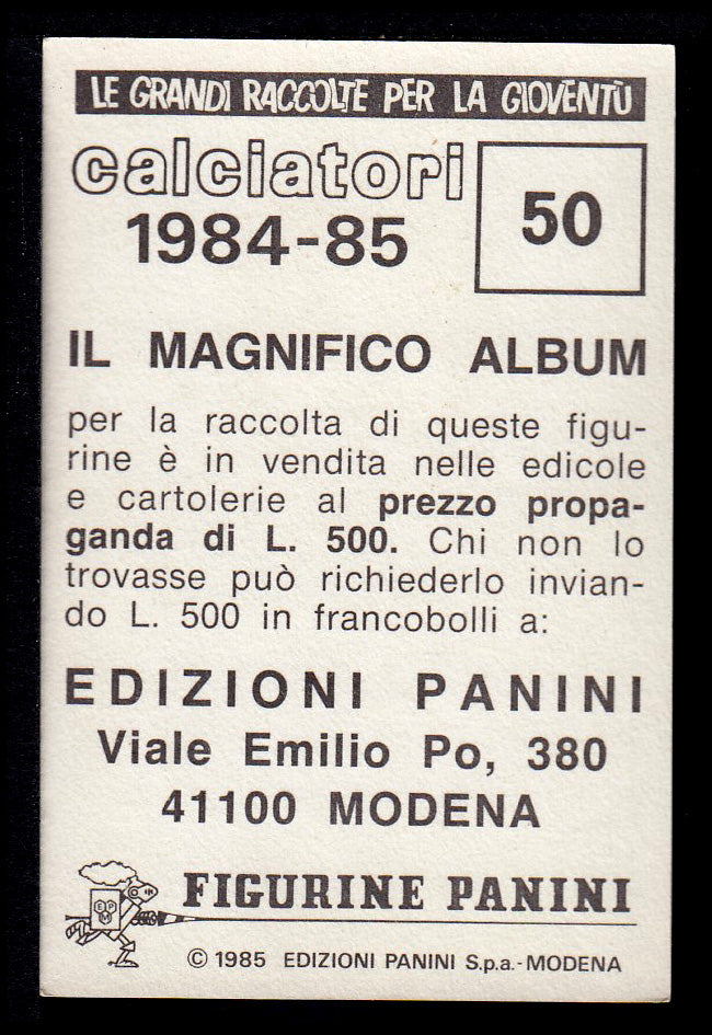 Figurine Panini - Calciatori 1984/85 - Mancolista AVELLINO