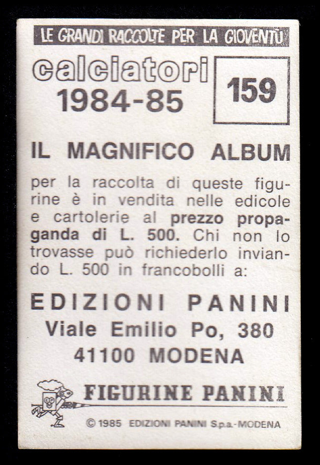 Figurine Panini - Calciatori 1984/85 - Mancolista LAZIO