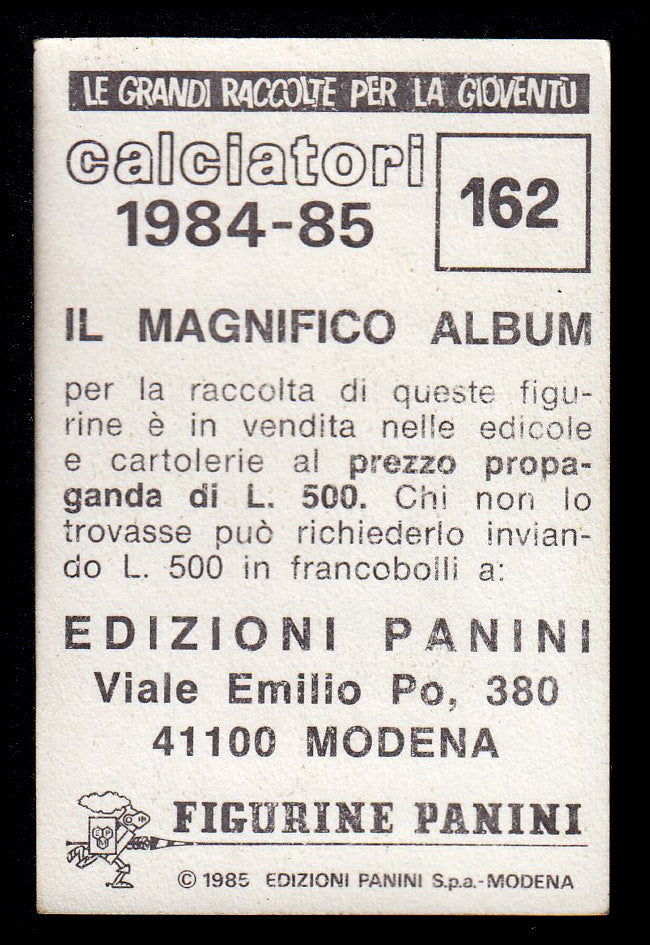 Figurine Panini - Calciatori 1984/85 - Mancolista LAZIO