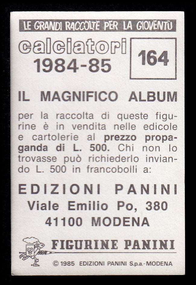 Figurine Panini - Calciatori 1984/85 - Mancolista LAZIO
