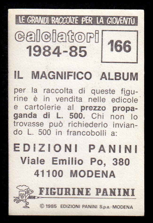 Figurine Panini - Calciatori 1984/85 - Mancolista LAZIO