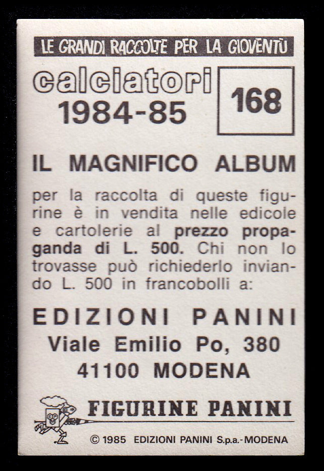 Figurine Panini - Calciatori 1984/85 - Mancolista LAZIO