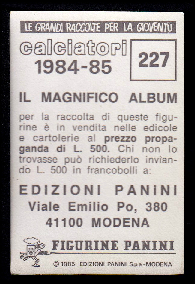 Figurine Panini - Calciatori 1984/85 - Mancolista ROMA