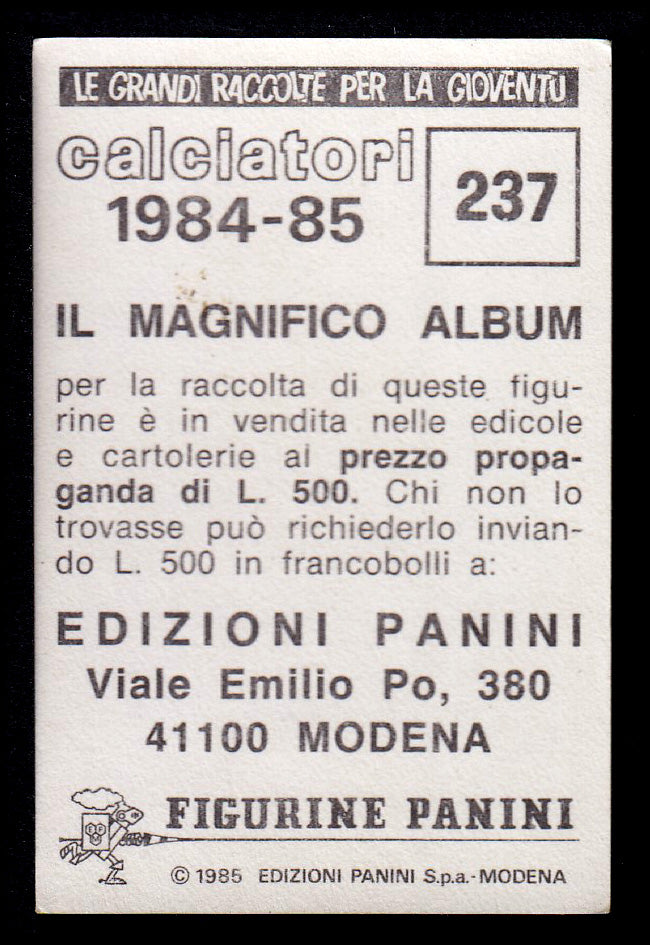 Figurine Panini - Calciatori 1984/85 - Mancolista SAMPDORIA
