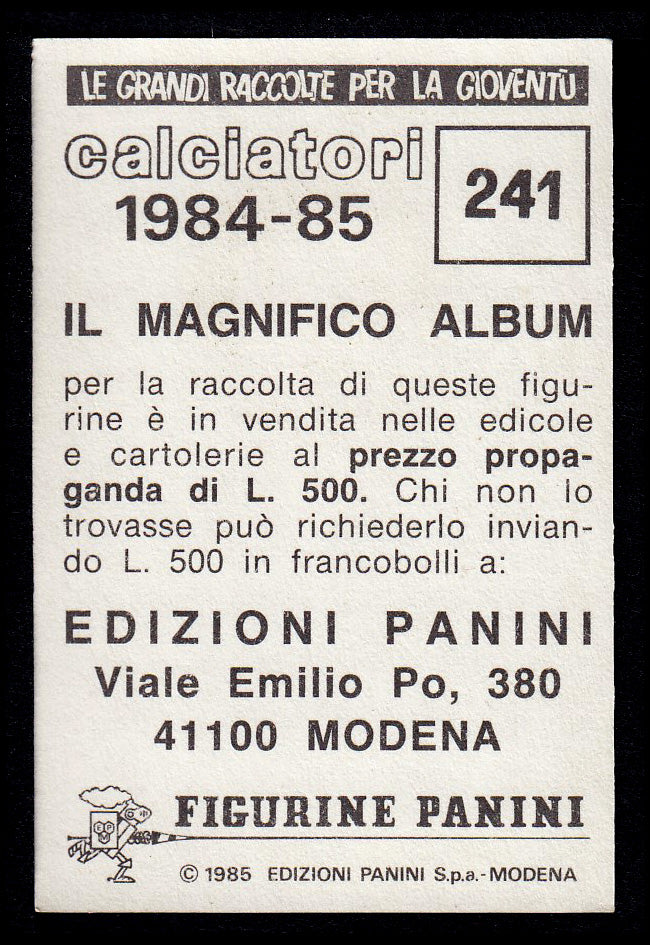 Figurine Panini - Calciatori 1984/85 - Mancolista SAMPDORIA