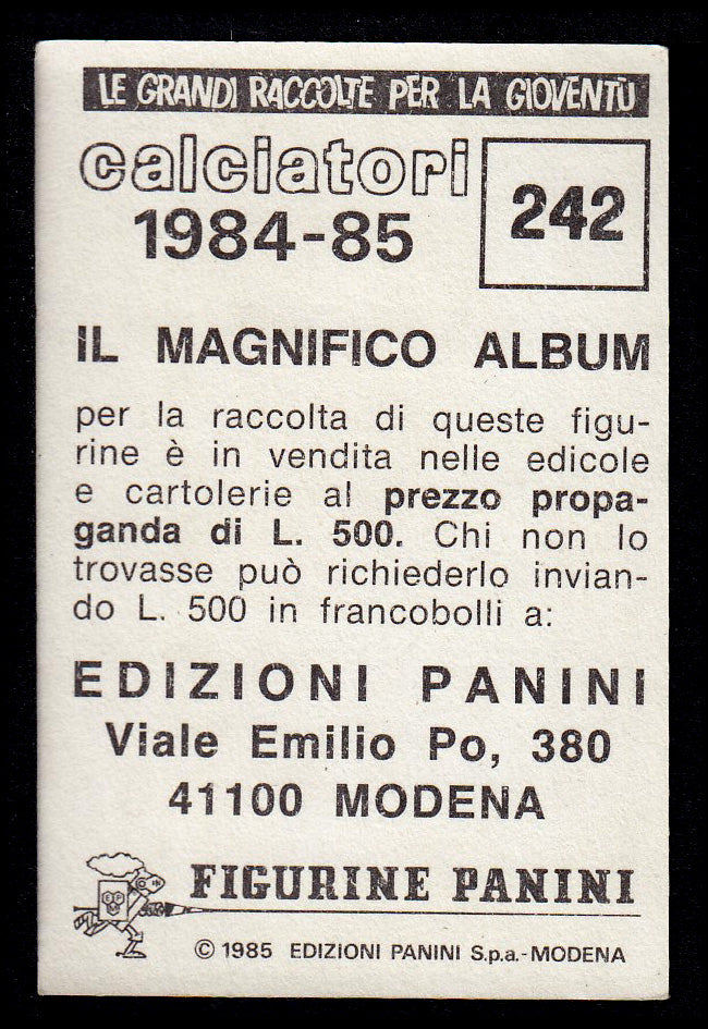 Figurine Panini - Calciatori 1984/85 - Mancolista SAMPDORIA