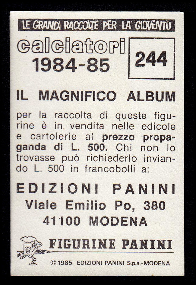 Figurine Panini - Calciatori 1984/85 - Mancolista SAMPDORIA