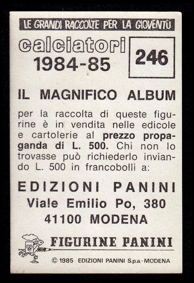Figurine Panini - Calciatori 1984/85 - Mancolista SAMPDORIA