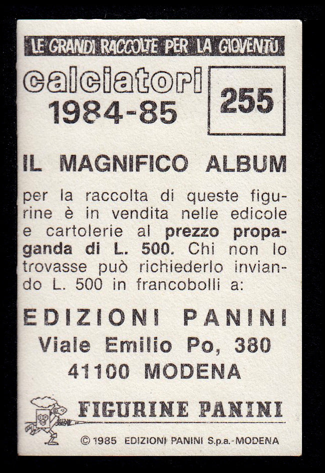 Figurine Panini - Calciatori 1984/85 - Mancolista TORINO