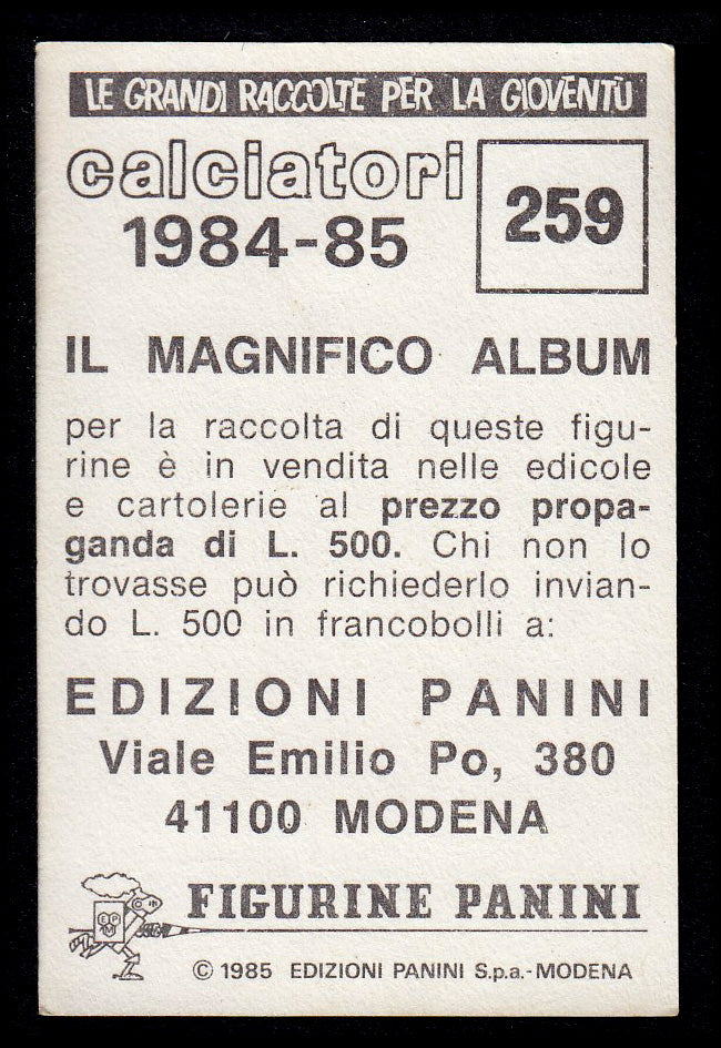 Figurine Panini - Calciatori 1984/85 - Mancolista TORINO