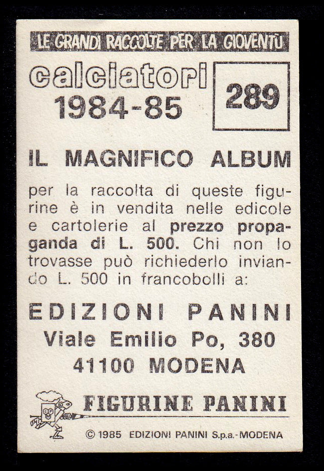 Figurine Panini - Calciatori 1984/85 - Mancolista VERONA