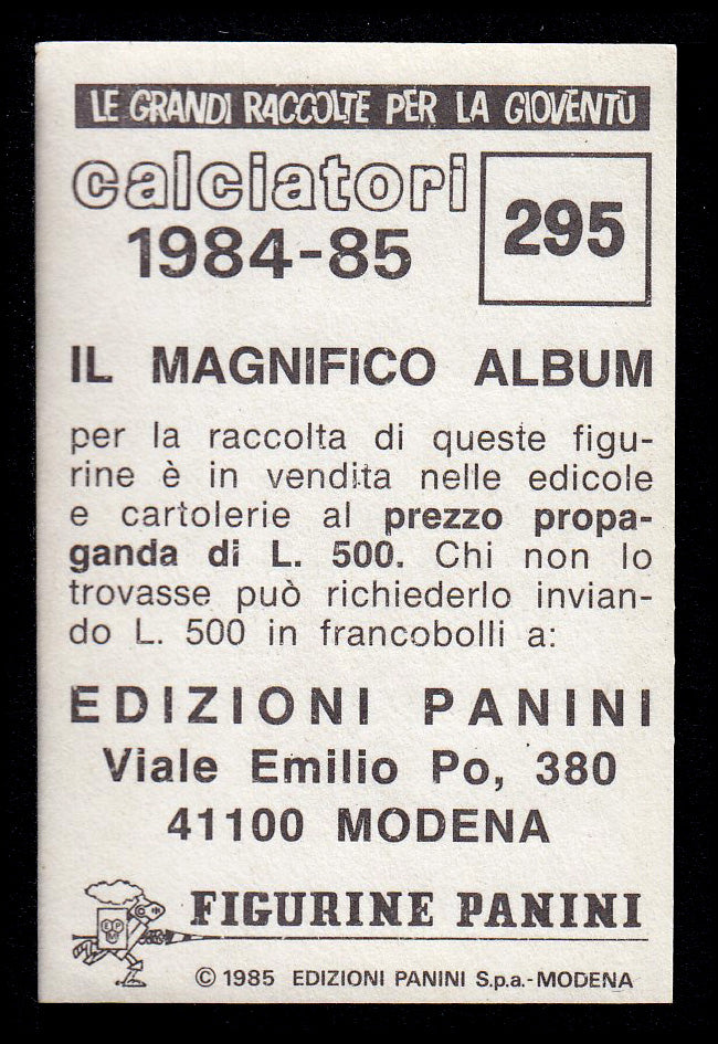 Figurine Panini - Calciatori 1984/85 - Mancolista VERONA