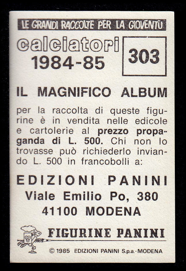 Figurine Panini - Calciatori 1984/85 - Mancolista VERONA