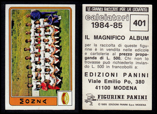 Figurine Panini - Calciatori 1984/85 - Mancolista SERIE B - Fascia 400/494