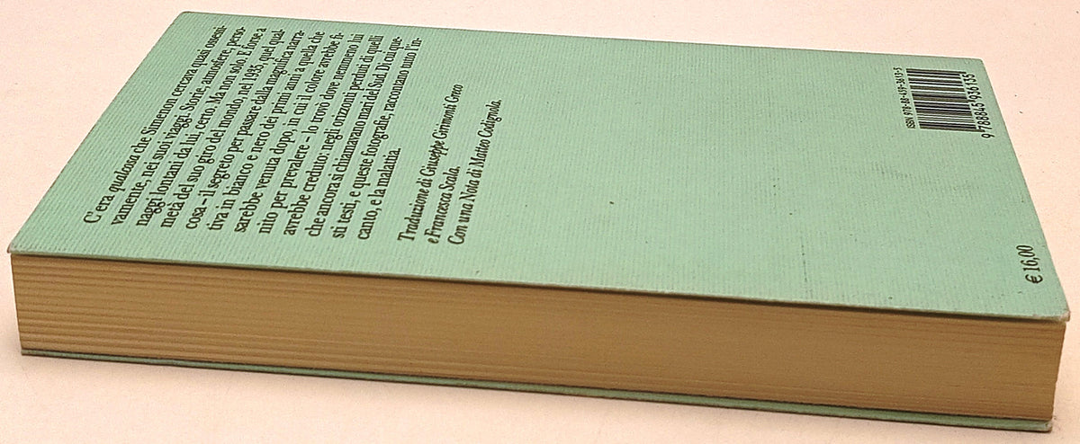 A margine dei meridiani- Georges Simenon- Piccola Biblioteca Adelphi- 1a ed.- XFS