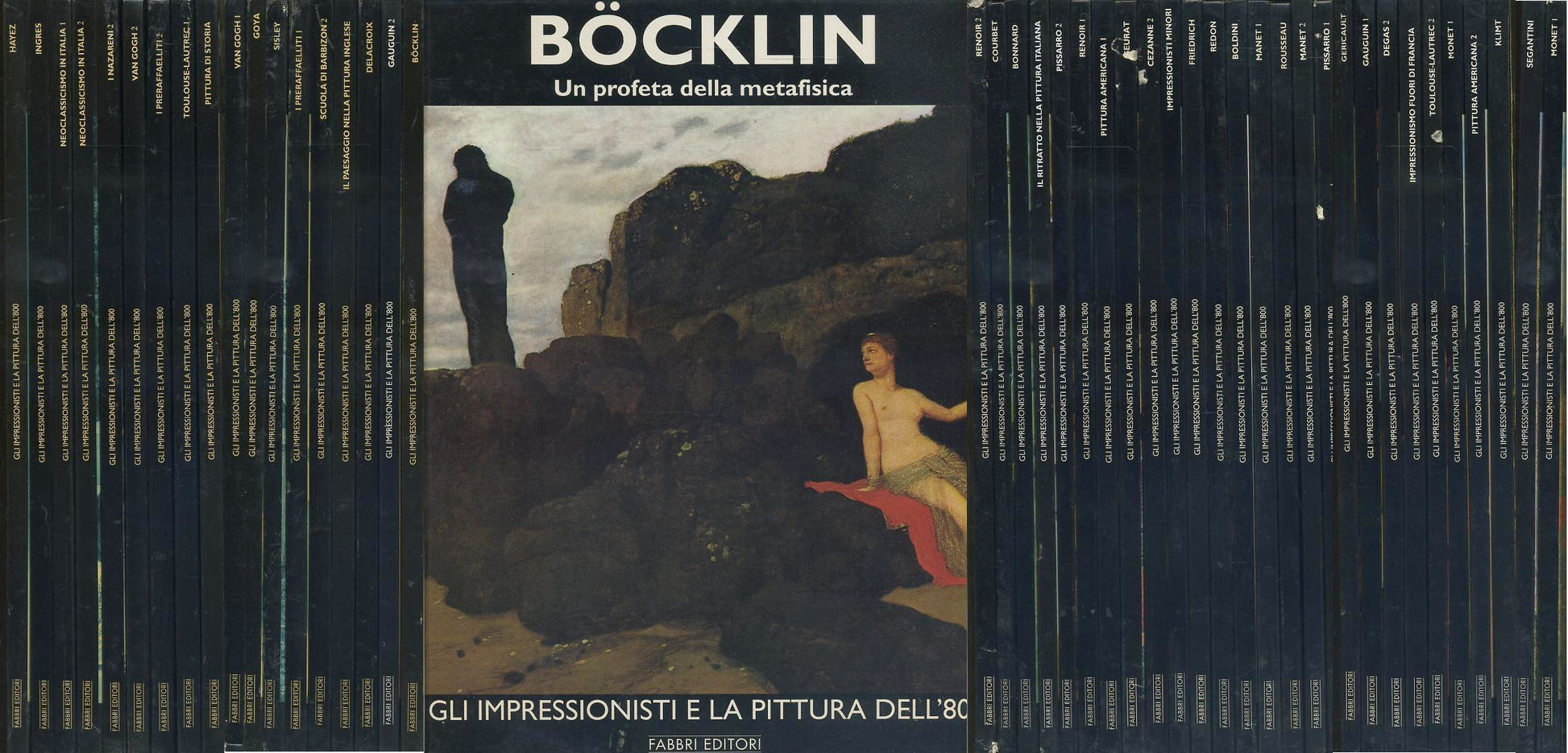 LT- GLI IMPRESSIONISTI E PITTURA DELL'800 44 VOLUMI -- FABBRI--- 1995- C- YFS999