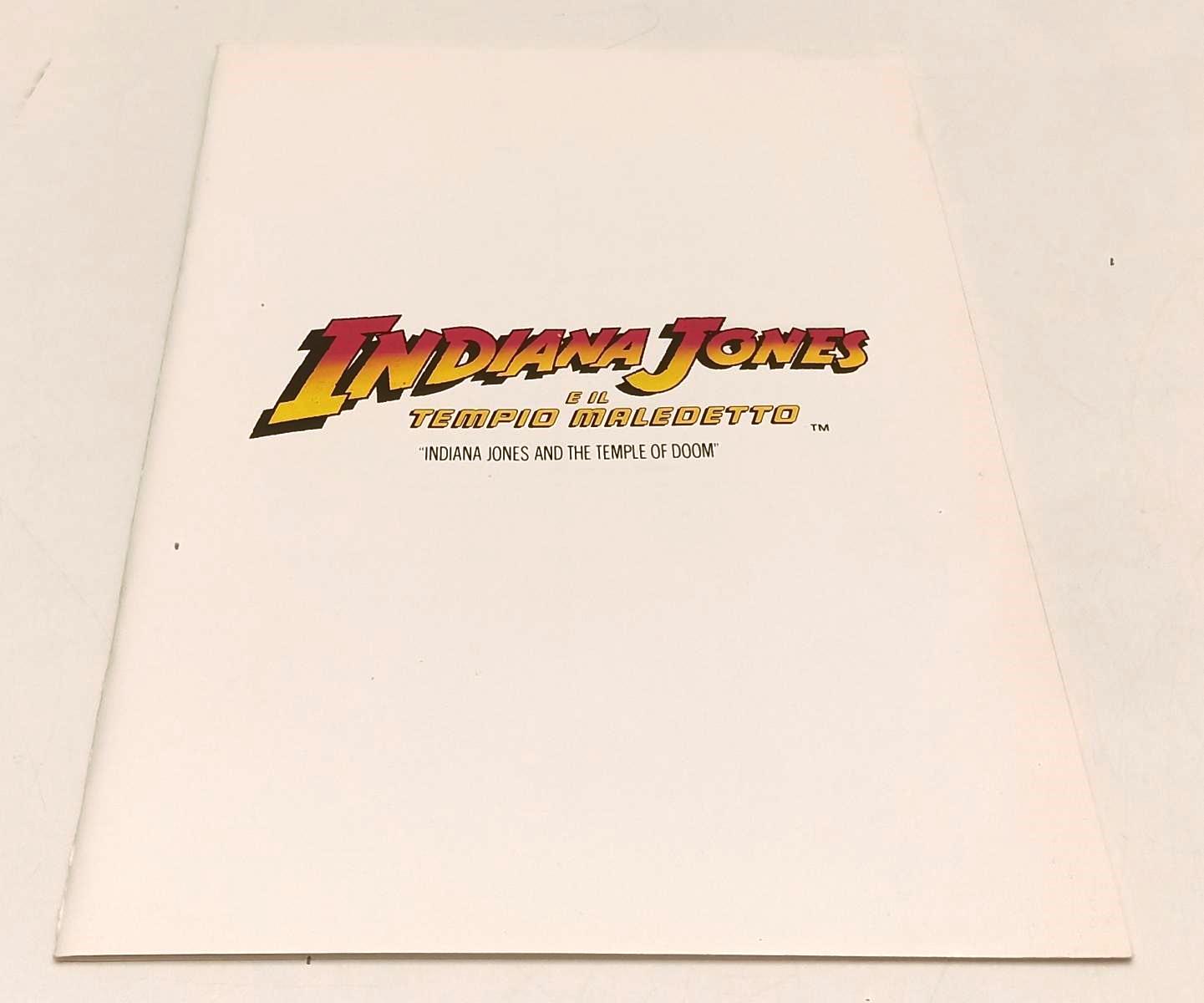 LW- CARTELLA STAMPA FILM INDIANA JONES E IL TEMPIO MALEDETTO- SPIELBERG- RVSa428