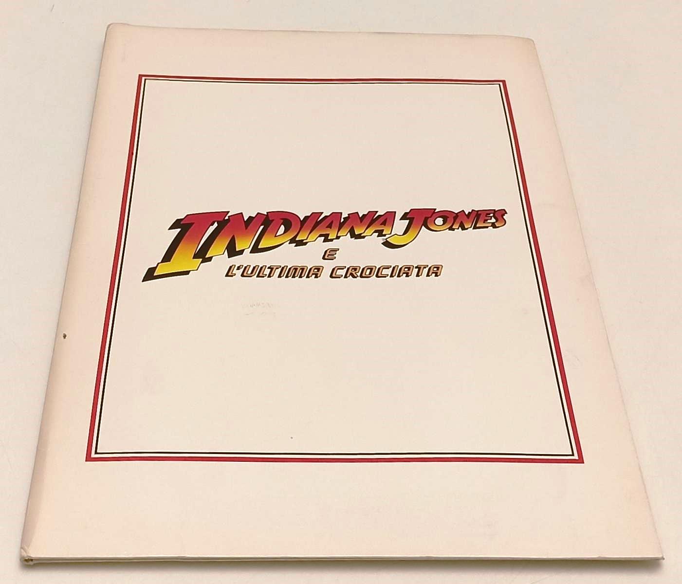 LW- CARTELLA STAMPA FILM INDIANA JONES E L'ULTIMA CROCIATA - SPIELBERG - RVSa425