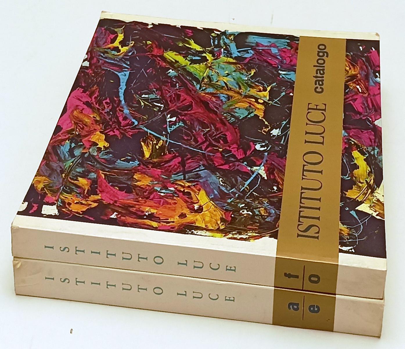 LW- ISTITUTO LUCE 2 VOLUMI CATALOGO DOCUMENTARI E FILM A SOGGETTO - 1970- YFS911